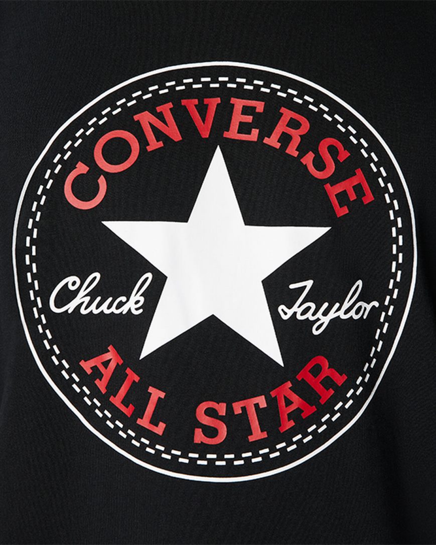 Dámské T-Shirts Converse Go-To All Star Patch Standard Fit Černé | CZ CSPG80